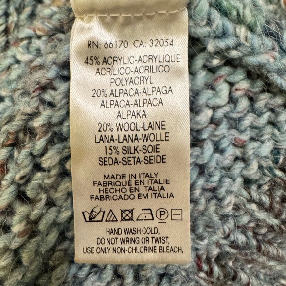 Anthropologie MOTH Cowl Neck Women's Sweater - Blue - Picture 3 of 5